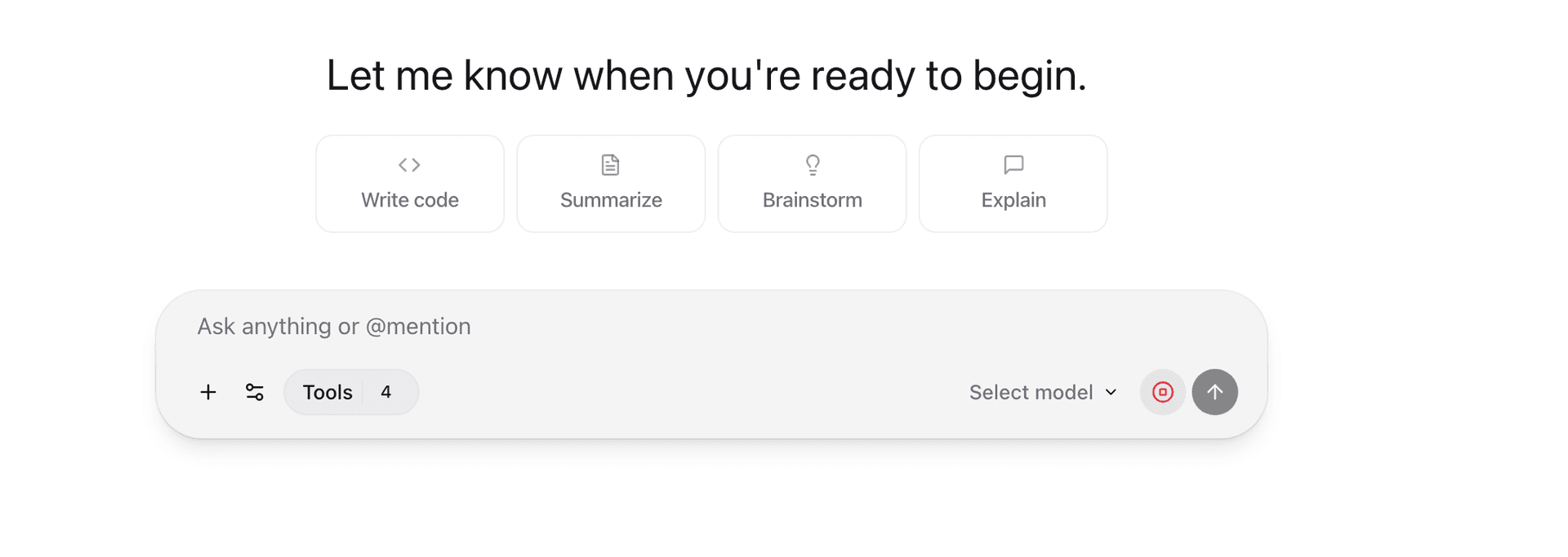 Voice mode